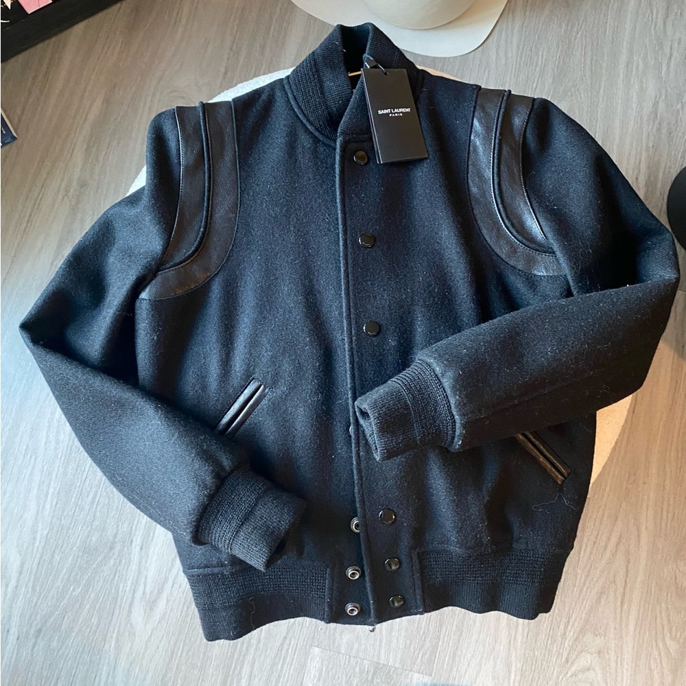 NWT Saint Laurent Teddy Bomber Jacket